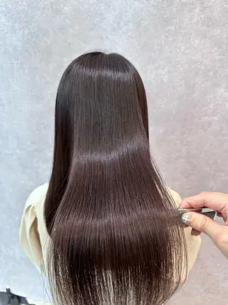 ロング 🔸縮毛矯正/髪質 改善カラー石崎🔸のヘアスタイル