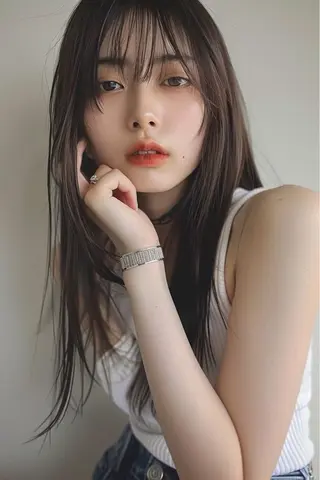 ロング カラー 【丁寧な施術】 似合せカラーYUTOのヘアスタイル