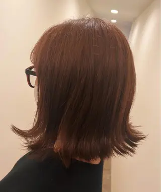 ミディアム カラー ROZA germe所属・ROZAgerme 落海一花🦋のヘアスタイル