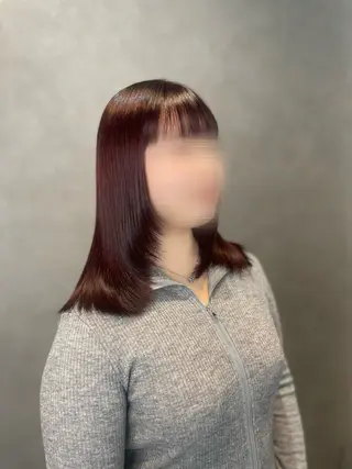 セミロング mahiro /仙台のヘアスタイル