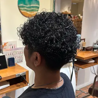 パーマ メンズ さくら/ メンズパーマモデルのヘアスタイル