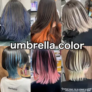 ショート カラー Lull (シェアサロンReco VIProom)所属・Lull1人美容室 バレイヤージュのヘアスタイル