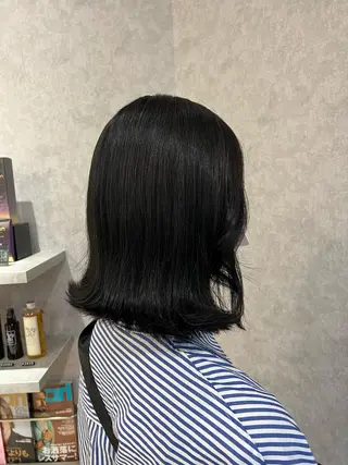 ミディアム Rio/ヘアセット/ ハイトーンカラーのヘアスタイル