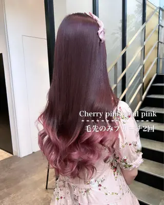 ロング カラー 💗ガーリーヘア🎀 saki💗のヘアスタイル