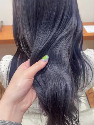 ロング カラー ﾚｲﾔｰ/ﾊｲﾄｰﾝ ೀユイ🌙のヘアスタイル
