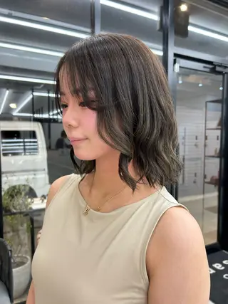 ミディアム sand osaka所属・きたやまこう /艶トリートメントのヘアスタイル