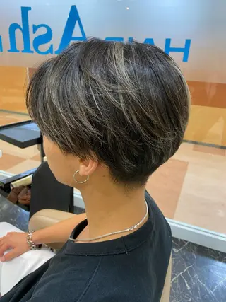 ショート カラー メンズ 縮毛矯正 滝沢尚起のヘアスタイル