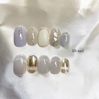 ミディアム pllia beautyのネイルデザイン