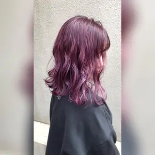 ミディアム カラー 圧倒的美髪ストレート ツダケイタロウのヘアスタイル