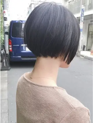 ショート stay she 荻窪所属・ショートボブカット ￥0  sakumiのヘアスタイル