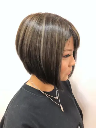 ショート カラー ヘアアレンジ 高橋 隆一のヘアスタイル