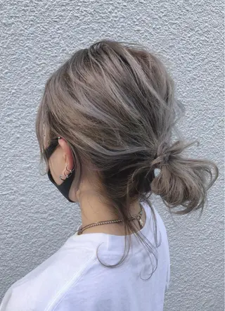 ミディアム 斉藤 潤一のヘアスタイル