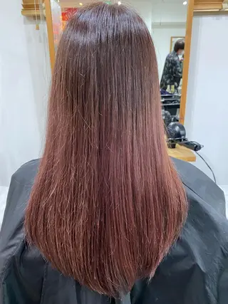 セミロング カラー 銀座⚜️【脱白髪染め 美髪矯正】トグチのヘアスタイル