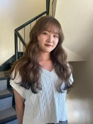 ロング カラー ヘアアレンジ ☕️結【suii.】 ボブ/ヘアセット☕️のヘアスタイル