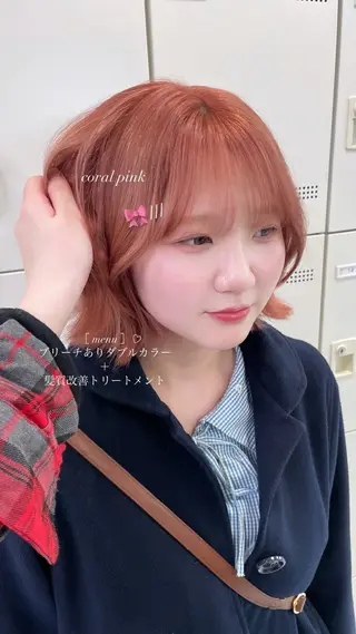 カラー mayu/ブリーチ/ layer/似合わせのヘアスタイル