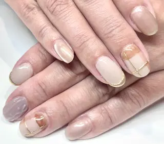 ネイル CECIL beauty labo所属・田中 梨奈のネイルデザイン