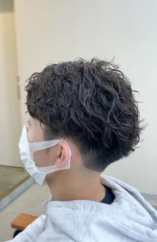 メンズ ショート パーマ クセを最大限に活かす メンズパーマ奈良大祐のヘアスタイル