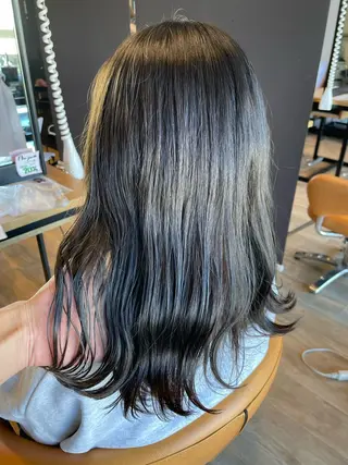 ミディアム カラー 髪質改善/ブリーチ 田代 龍我のヘアスタイル