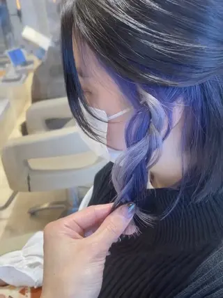 カラー WiLL 京橋 ️🩵夏見沙帆️🩵のヘアスタイル