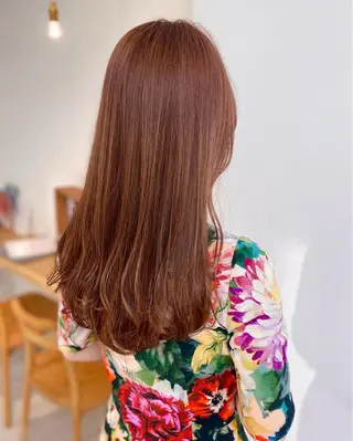 セミロング カラー 平田 健一のヘアスタイル