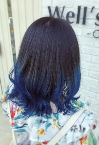 ミディアム Well's TAIGAのヘアスタイル