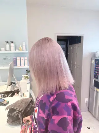 ミディアム カラー 🪄池袋ハイトーン 🪄ブリーチカラーのヘアスタイル