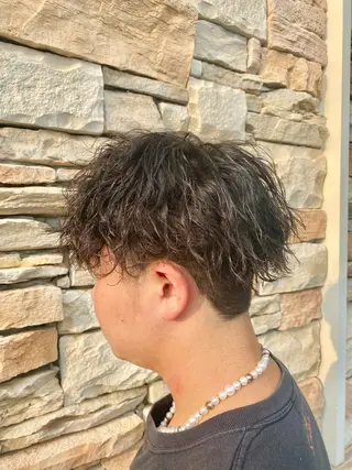 パーマ メンズパーマ特化 福岡正真のヘアスタイル