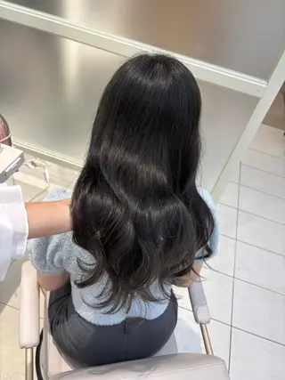 ロング Hina🤎ベージュ 、グレージュ🤎のヘアスタイル