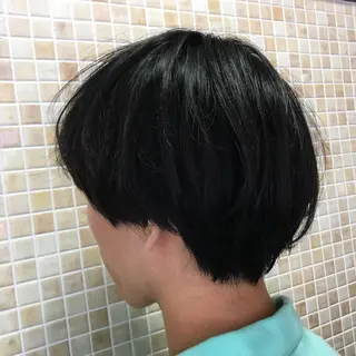 ショート メンズ インナーカラー🧸 suzunaのヘアスタイル