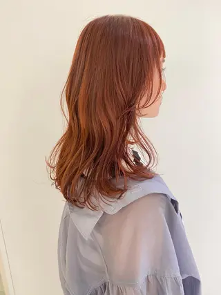 セミロング カラー atelier SUNNYDAY所属・鈴木早記　insta →saki_03sのヘアスタイル