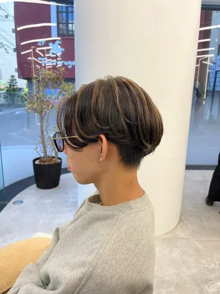 カラー メンズ 森龍馬 メンズ専門美容師のヘアスタイル