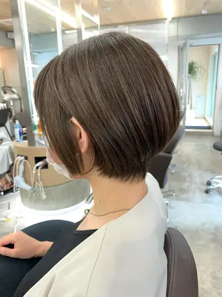 ショート カラー Silk-lei【銀座店】所属・銀座/美髪縮毛矯正 /髪質改善/山本翔華のヘアスタイル