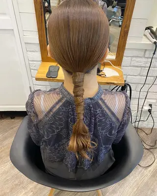 ロング ヘアアレンジ 🌟アレンジが似合う カラー🌟Rumiのヘアスタイル