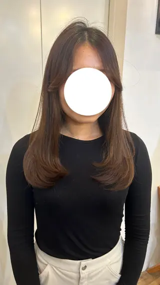 ロング レイヤーカット大人気 //吉田百花のヘアスタイル