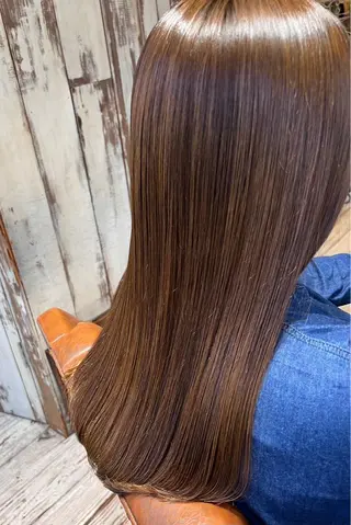 ロング カラー 美濃 咲穂のヘアスタイル