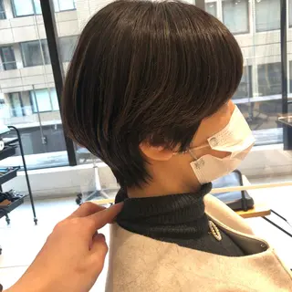 ショート 【ショート、艶髪】 新海龍哉のヘアスタイル