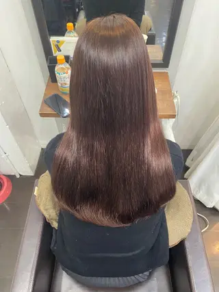 ロング カラー ヘアアレンジ 🍒ᩚ名駅/艶髪 縮毛矯正/あゆ🍒ᩚのヘアスタイル