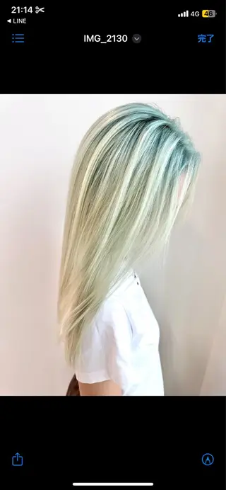 セミロング 平塚/顔周りレイヤー /寒色/きゅうとのヘアスタイル