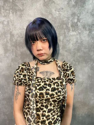 ショート カラー Null所属・残留しないハイトーン 🎀マホのヘアスタイル