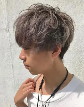 ショート カラー メンズ 佐藤 魁人のヘアスタイル