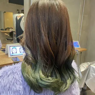 ミディアム カラー ヘアアレンジ La fith hair cheval　熊本店所属・透明感カラー🧸🫧 WAKOのヘアスタイル