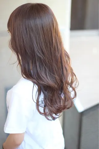 ロング カラー パーマ ヘアアレンジ 成松 勇治のヘアスタイル