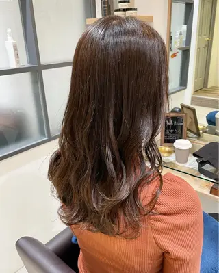 ミディアム カラー 宮澤  タケル ミディアムヘアのヘアスタイル