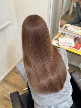 ロング 北新地/縮毛矯正 /あやなのヘアスタイル