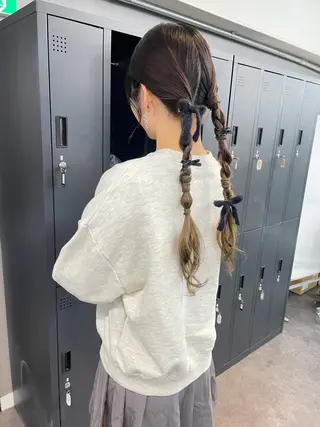 ロング 透明感🍨レイヤー ヘアセット/miyuのヘアスタイル