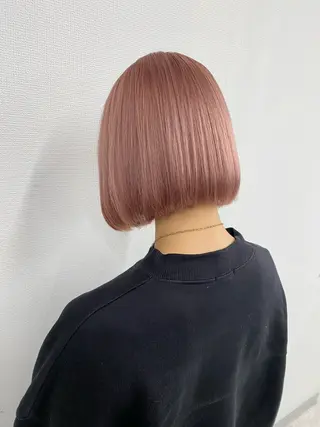 ミディアム ミルクティーカラー 🌈店長クボのヘアスタイル