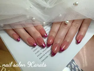 ネイル 💜ワンホンネイル ナインカラット💎のネイルデザイン