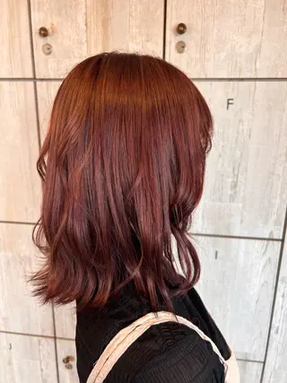 セミロング カラー れいな🌼 ボブ･艶カラー🌼のヘアスタイル