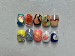 ショート @Unica_ honmachiのネイルデザイン