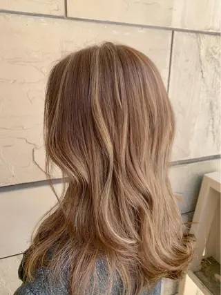 セミロング カラー エクステ KAZUMAのヘアスタイル